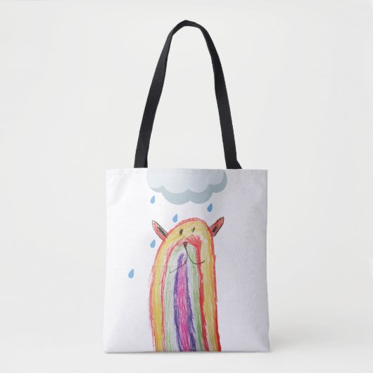 RegenboogBeer Canvas tas (Voorkant)