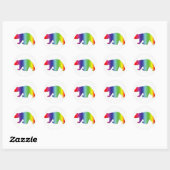 RegenboogBeer Ronde Sticker (Vel)