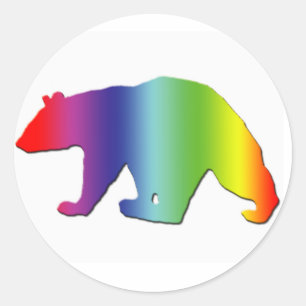 RegenboogBeer Ronde Sticker