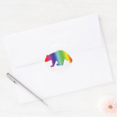 RegenboogBeer Ronde Sticker (Envelop)