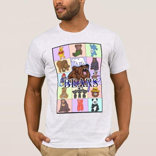 Regenboogberen T-shirt (Voorkant)