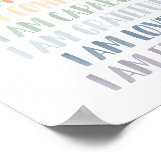 Regenboogbevestigingen voor kinderkamerdecoratie poster (Hoek)