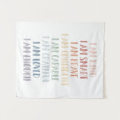 Regenboogbeweringen voor kinderen in het verpleegh wandkleed (Voorkant (horizontaal))