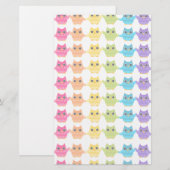 Regenboogbezit Briefpapier (Voorkant / Achterkant)