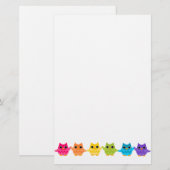 Regenboogbezit Briefpapier (Voorkant / Achterkant)