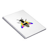 Regenboogbijen, gelijnd notitieboek (Rechterzijde)