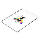 Regenboogbijen, gelijnd notitieboek (Linkerzijde)