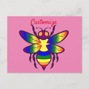 Regenboogbijen Thunder_Cove Briefkaart