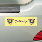 Regenboogbijen Thunder_Cove Bumpersticker (Op auto)