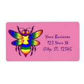 Regenboogbijen Thunder_Cove Etiket (Voorkant)