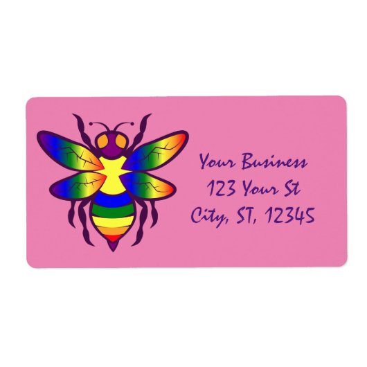 Regenboogbijen Thunder_Cove Etiket (Voorkant)