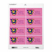 Regenboogbijen Thunder_Cove Etiket (Full Sheet)