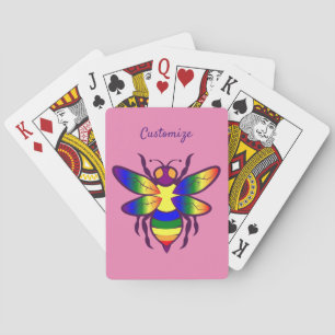 Regenboogbijen Thunder_Cove Pokerkaarten
