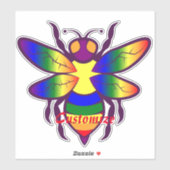 Regenboogbijen Thunder_Cove Sticker (Vel)