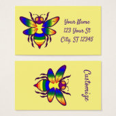 Regenboogbijen Thunder_Cove Visitekaartje (Voorkant /achterkant)