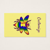 Regenboogbijen Thunder_Cove Visitekaartje (Achterkant)