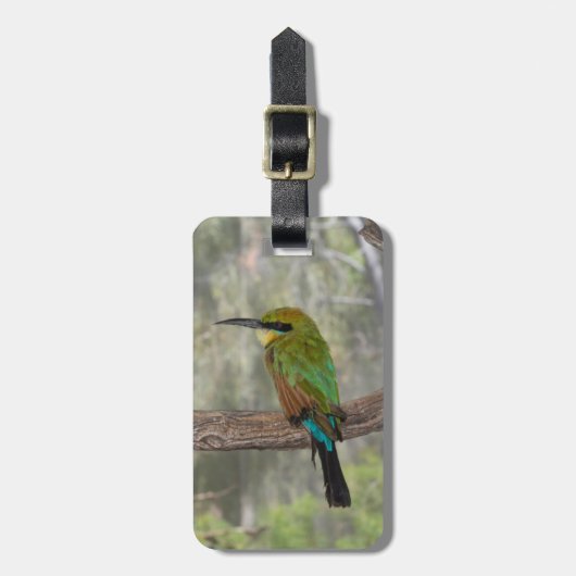 Regenboogbijeneter vogel, Australië Bagagelabel (Voorkant verticaal)