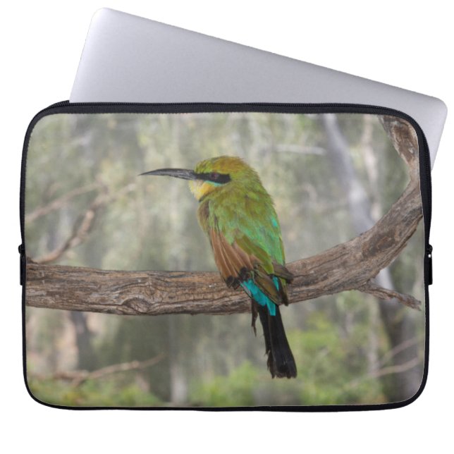 Regenboogbijeneter vogel, Australië Laptop Sleeve (Voorkant)