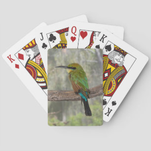 Regenboogbijeneter vogel, Australië Pokerkaarten