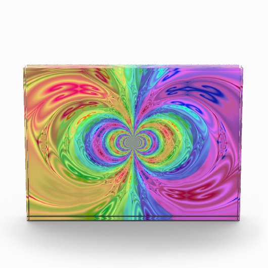 Regenboogbinoculaire motieven fotoblokken (Voorkant)