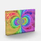 Regenboogbinoculaire motieven fotoblokken (Links)