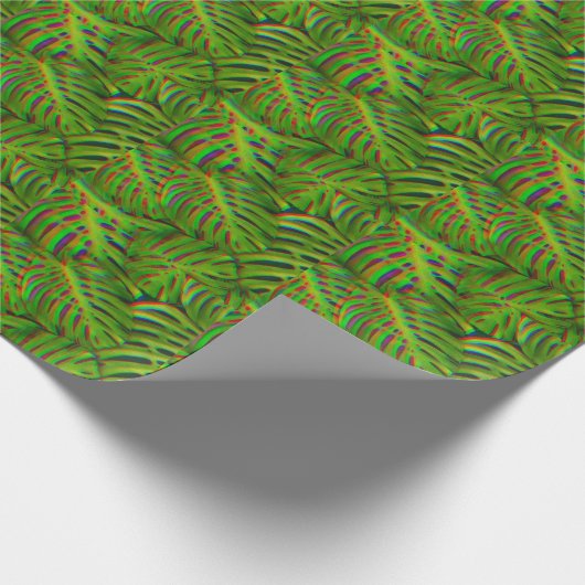 Regenboogbladeren Cadeaupapier (Hoek)