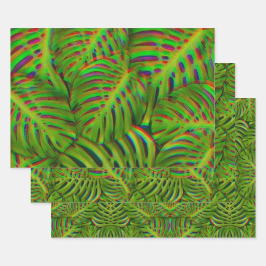 Regenboogbladeren Inpakpapier Vel (Set)