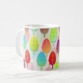 Regenboogbladeren Koffiemok (Voorkant links)