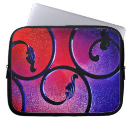 Regenboogbladeren Laptop Sleeve