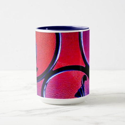 Regenboogbladeren Mok (Midden)