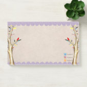 Regenboogbladeren Rupydetequila — Logo met schelpe Post-it® Notes (Kantoor)
