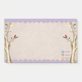 Regenboogbladeren Rupydetequila — Logo met schelpe Post-it® Notes (Voorkant)