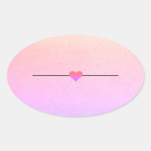 Regenboogblanco, klassieke ronde sticker (Voorkant)