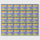 Regenboogblik "26" & "GELUKKIGE VERJAARDAG", Wolke Cadeaupapier (Vlak)