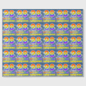 Regenboogblik "28" & "GELUKKIGE VERJAARDAG", Wolke Cadeaupapier (Vlak)