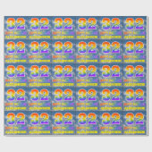 Regenboogblik "32" & "GELUKKIGE VERJAARDAG", Wolke Cadeaupapier (Vlak)