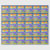 Regenboogblik "33" & "GELUKKIGE VERJAARDAG", Wolke Cadeaupapier (Vlak)