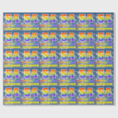 Regenboogblik "54" & "GELUKKIGE VERJAARDAG", Wolke Cadeaupapier (Vlak)