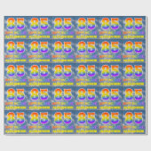 Regenboogblik "85" & "GELUKKIGE VERJAARDAG", Wolke Cadeaupapier (Vlak)