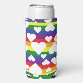 Regenboogblik/tinkoeler Seltzer Blikjeskoeler (Seltzer Achterkant)