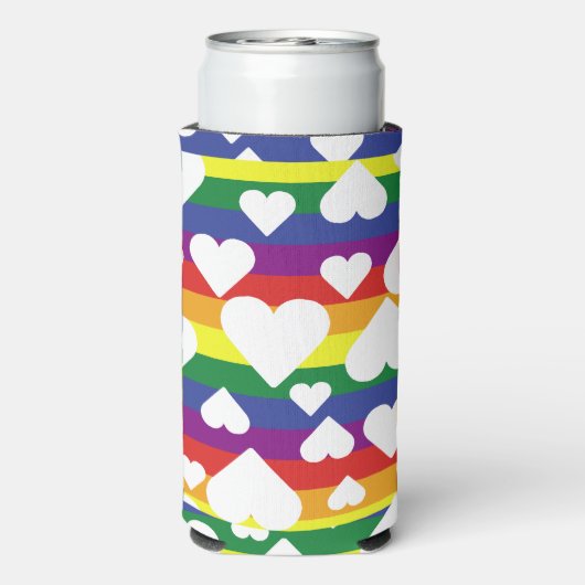 Regenboogblik/tinkoeler Seltzer Blikjeskoeler (Seltzer Achterkant)