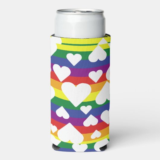 Regenboogblik/tinkoeler Seltzer Blikjeskoeler (Seltzer Voorkant)