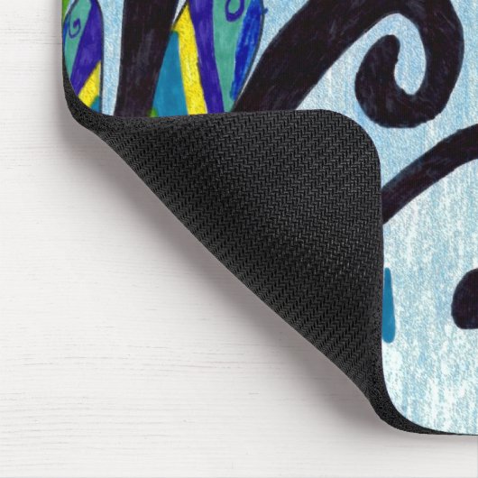 regenboogbloem muismat (Hoek)