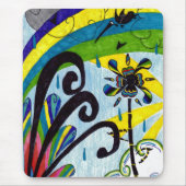 regenboogbloem muismat (Voorkant)