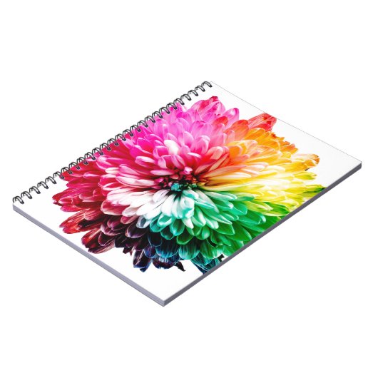 regenboogbloem notitieboek (Linkerzijde)