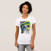 regenboogbloem t-shirt (Voorkant volledig)