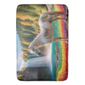 Regenboogbloemen Eenhoorn Groene bomen Waterval La Badmat (Voorkant Verticaal)