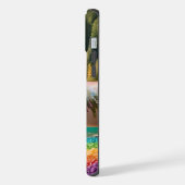 Regenboogbloemen Eenhoorn Groene bomen Waterval La iPhone Hoesje (Linkerkant)