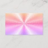 Regenboogblokken in 3D-regenboog Visitekaartje (Achterkant)