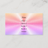 Regenboogblokken in 3D-regenboog Visitekaartje (Voorkant)